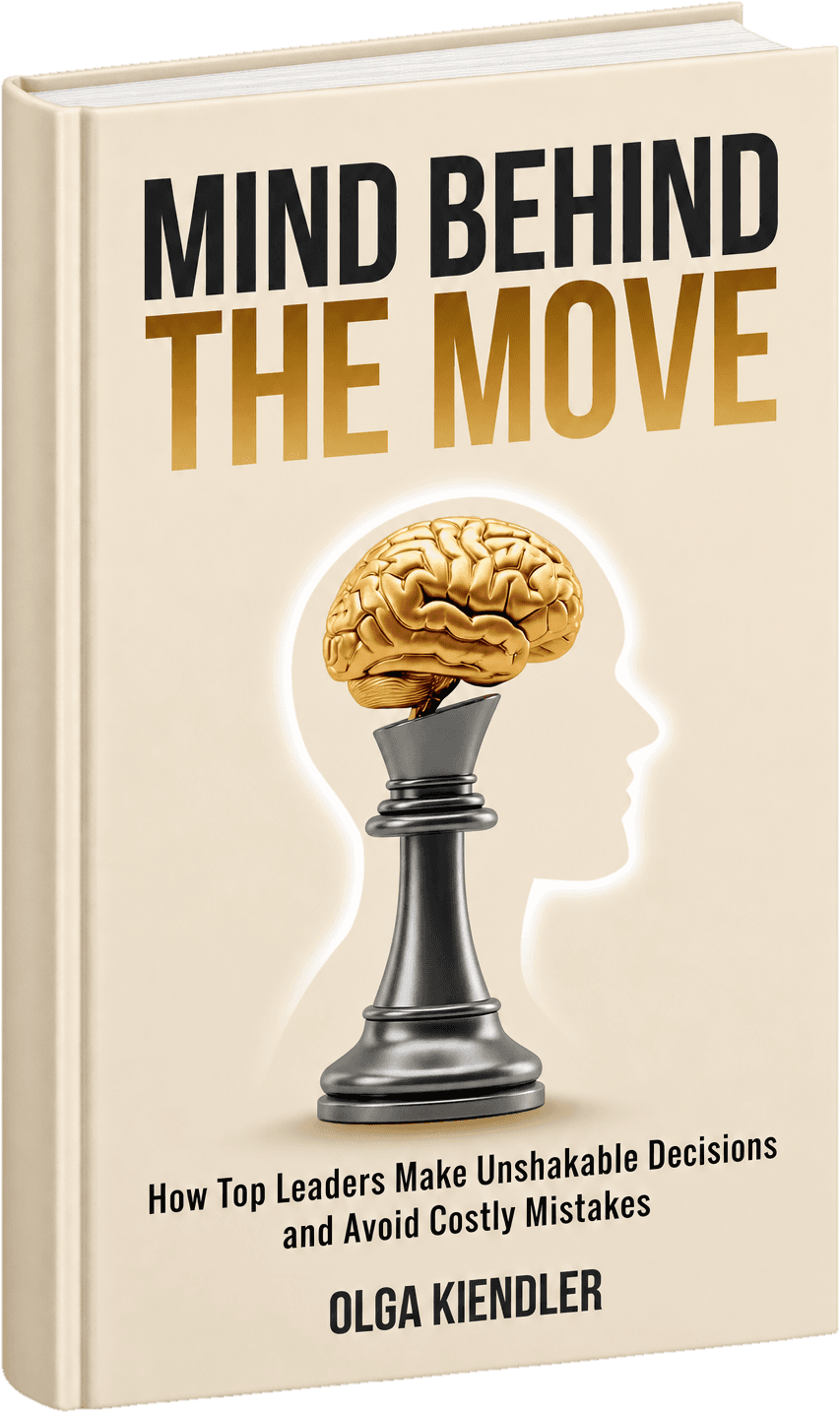 A printed copy of Mind Behind the Move