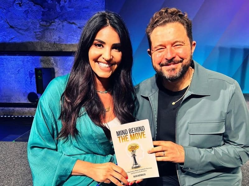 Olga Kiendler with Daniel Priestley